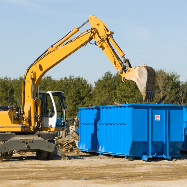 are there any restrictions on where a residential dumpster can be placed in Penn Valley CA